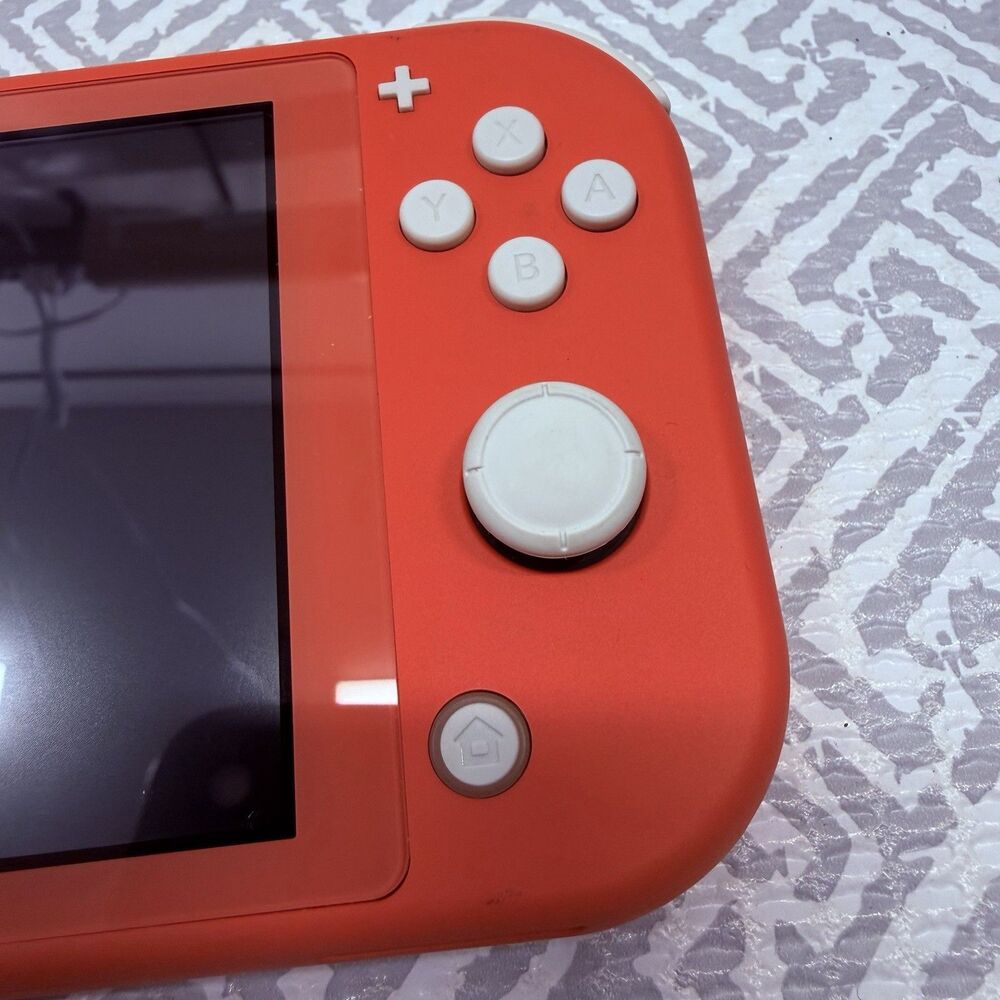 Nintendo Switch Lite Coral Pink 32GB Tested Working No Charger Read Description - Picture 14 of 14